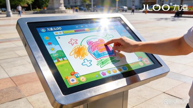 九凌JLOO 3255寸户外触摸一体机：触控流畅度与游戏互动体验测评(图2)